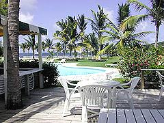 Antigua villa rentals: Browns Bay Villas pool view.